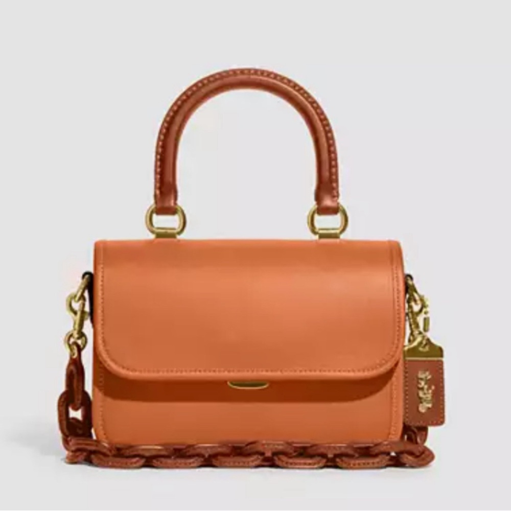 Gorgeous Colorblock Rogue Top Handle Peach/faded Orange